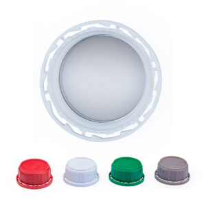 Tapas de seguridad de 38 mm en polietileno de alta densidad