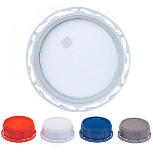 Tapa de seguridad de 60 mm en polietileno de alta densidad.